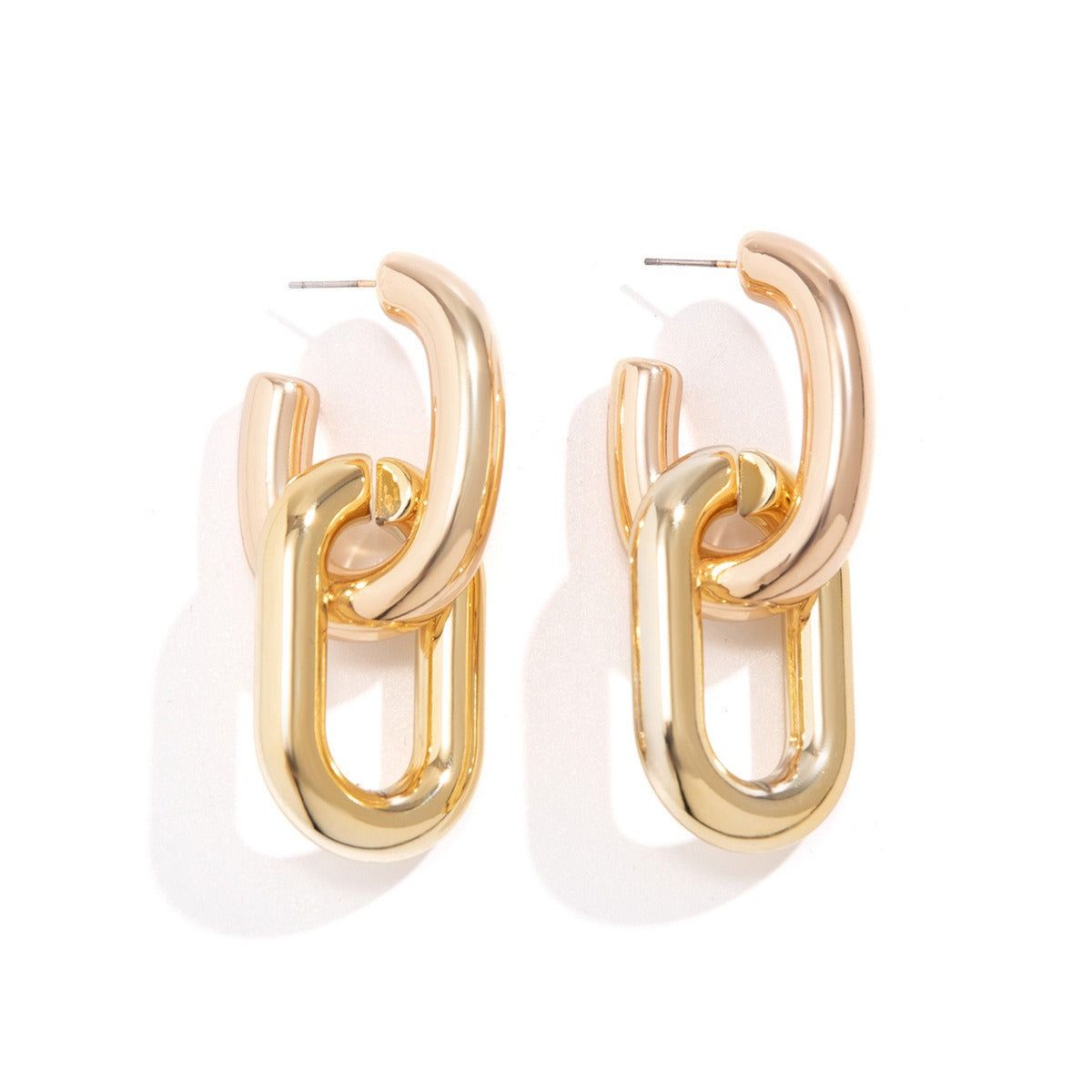 Exaggerated Retro Chain Earrings