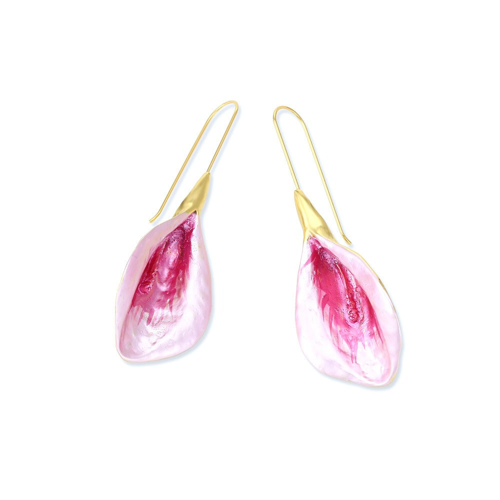 Flower Ear Hook Earrings