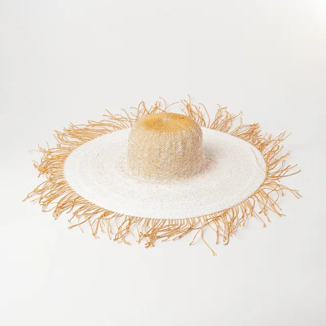 Bohemian Paper Straw Beach Hat