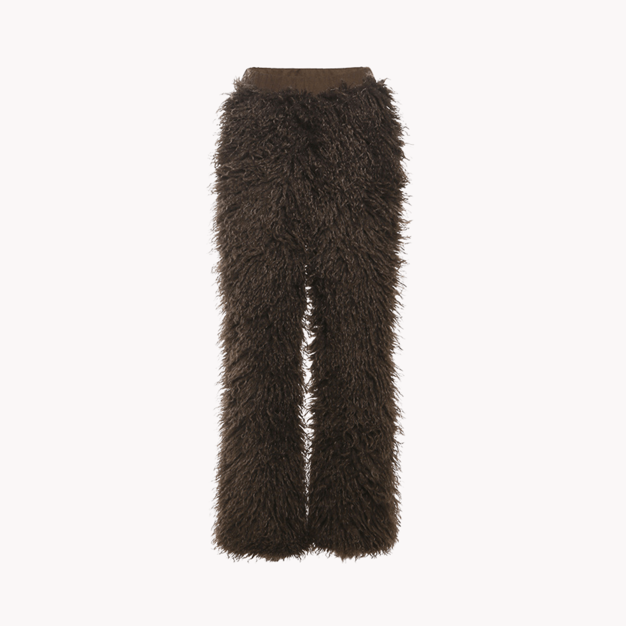 Furry Straight Winter Pants