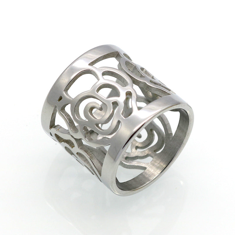 Pre Order:  Rose Titanium Steel Ring