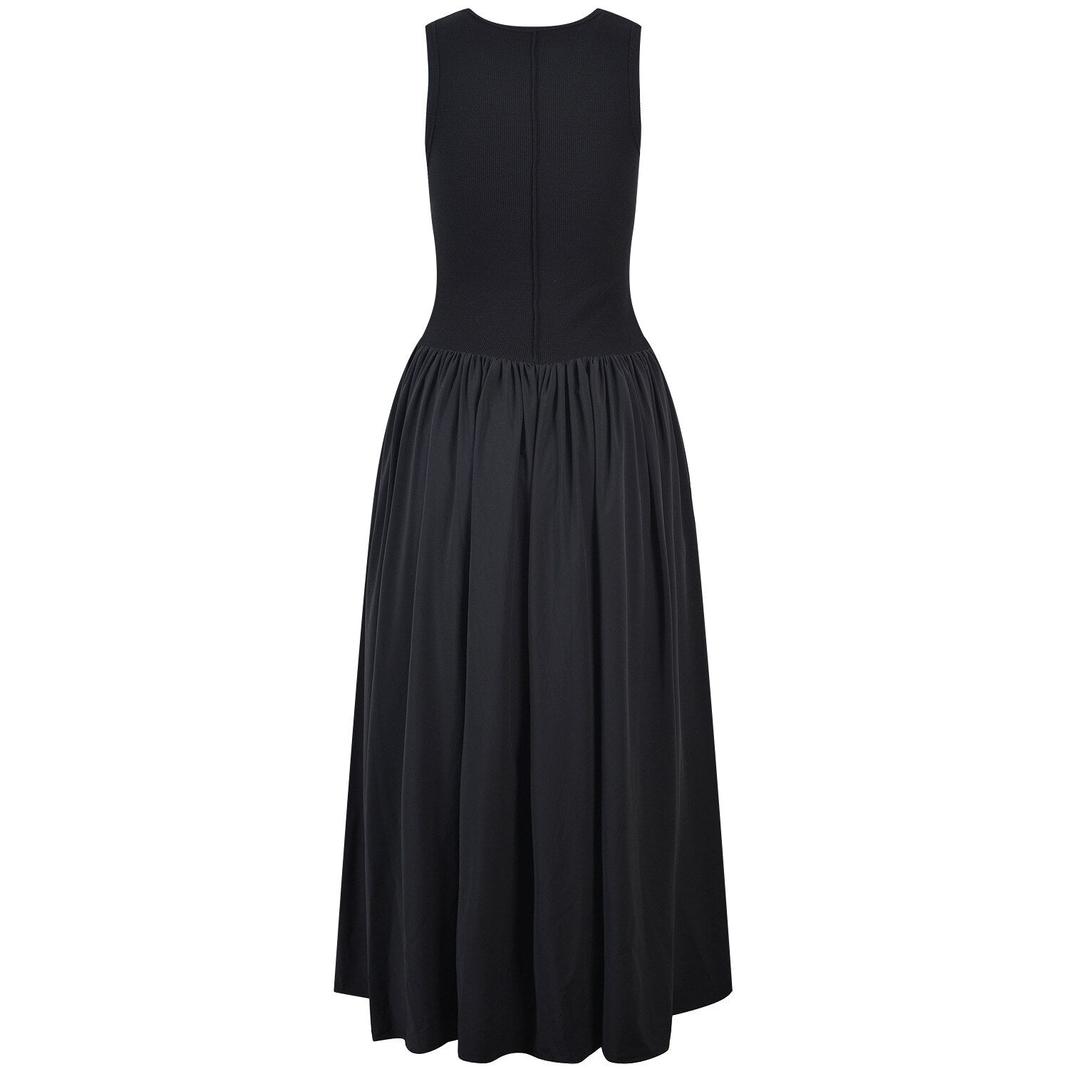 Pre Order:  Minimalist Knit Corset Pleated Skirt Dress