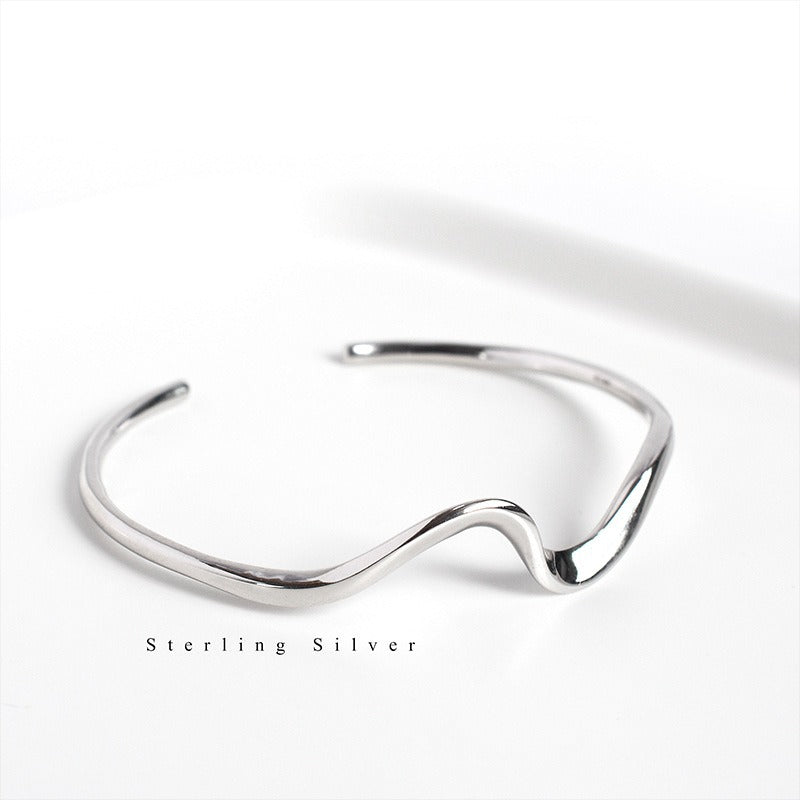 Pre Order:  Sterling Silver Open Bracelet