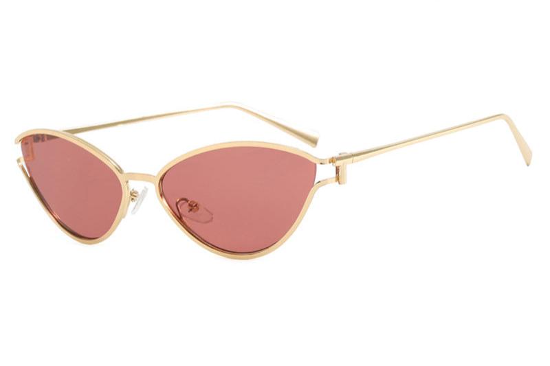 Pre Order:  Cat Eye Hollowed Out Metal Sunglasses