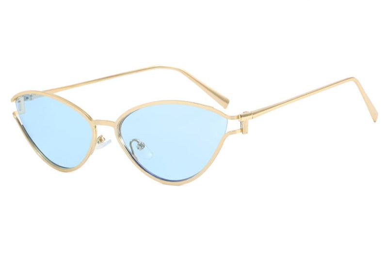 Pre Order:  Cat Eye Hollowed Out Metal Sunglasses