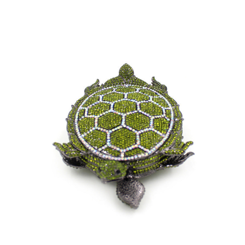 Pre Order:  Turtle Crystal Hard Case Clutch Bag