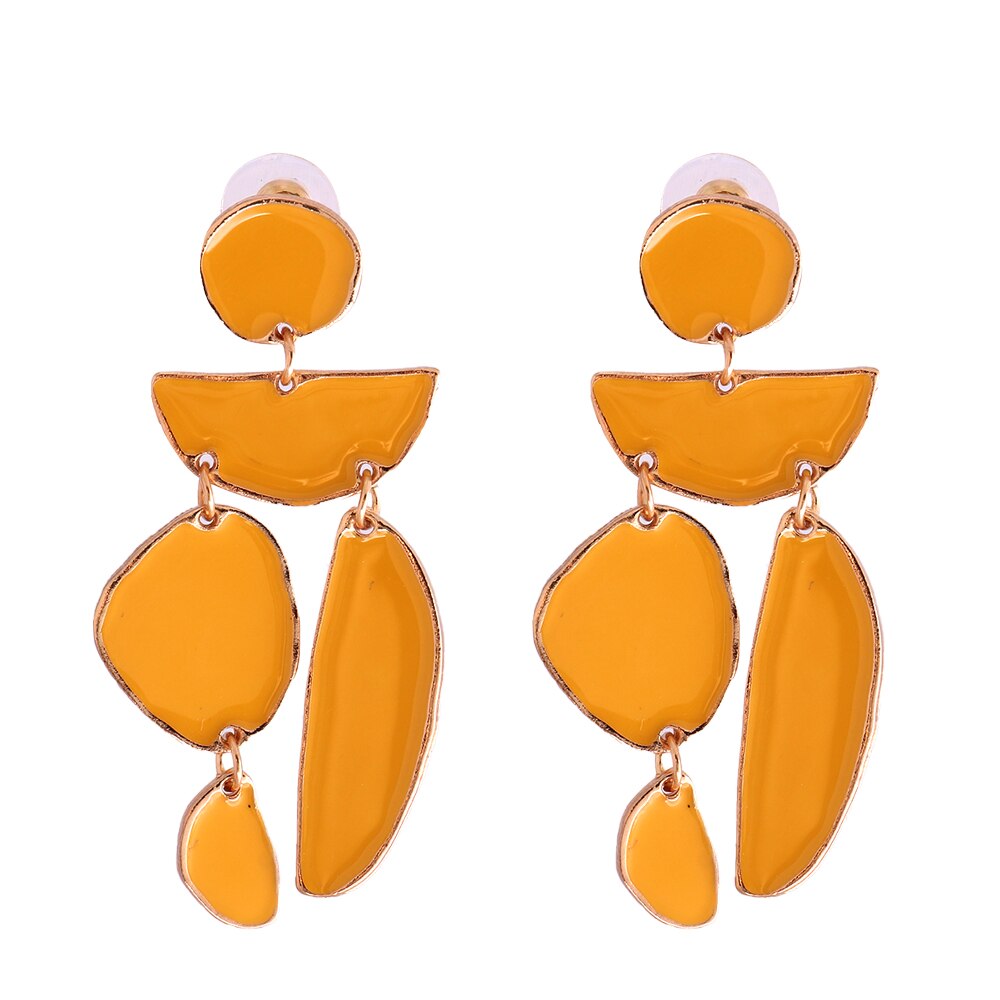 Pre Order:  Geometric Link Chandelier Earrings