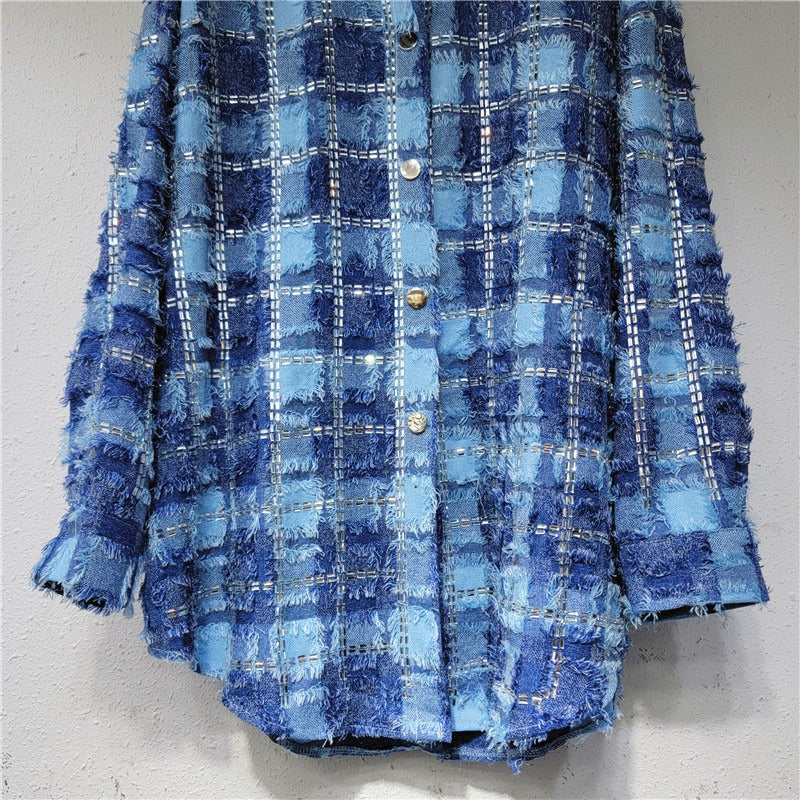 Loose Hot Diamond Long Sleeved Shirt