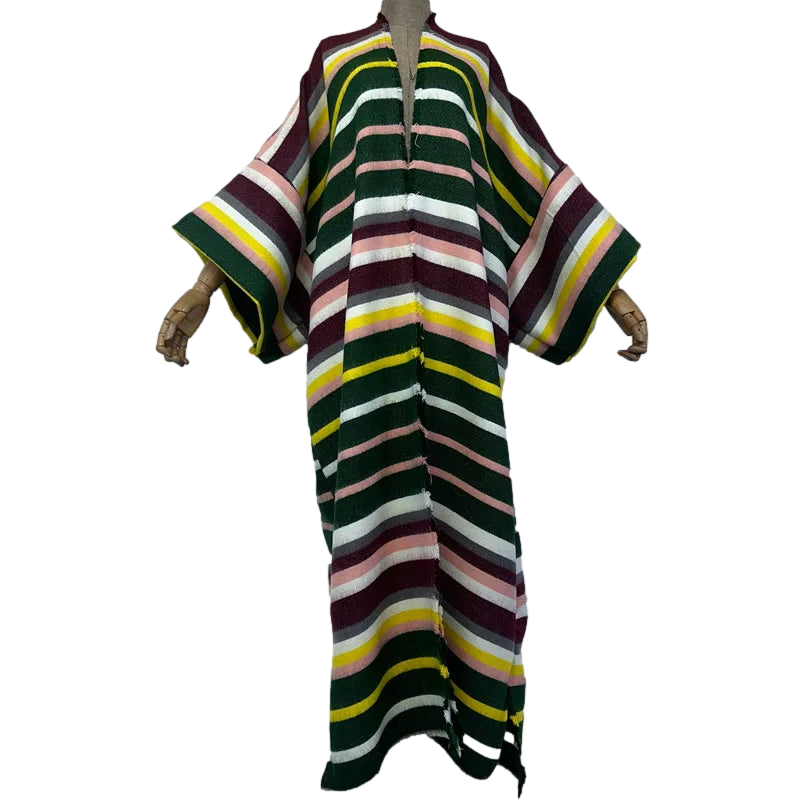 Pre Order:  Cozy Striped Maxi Cardigan - WINI