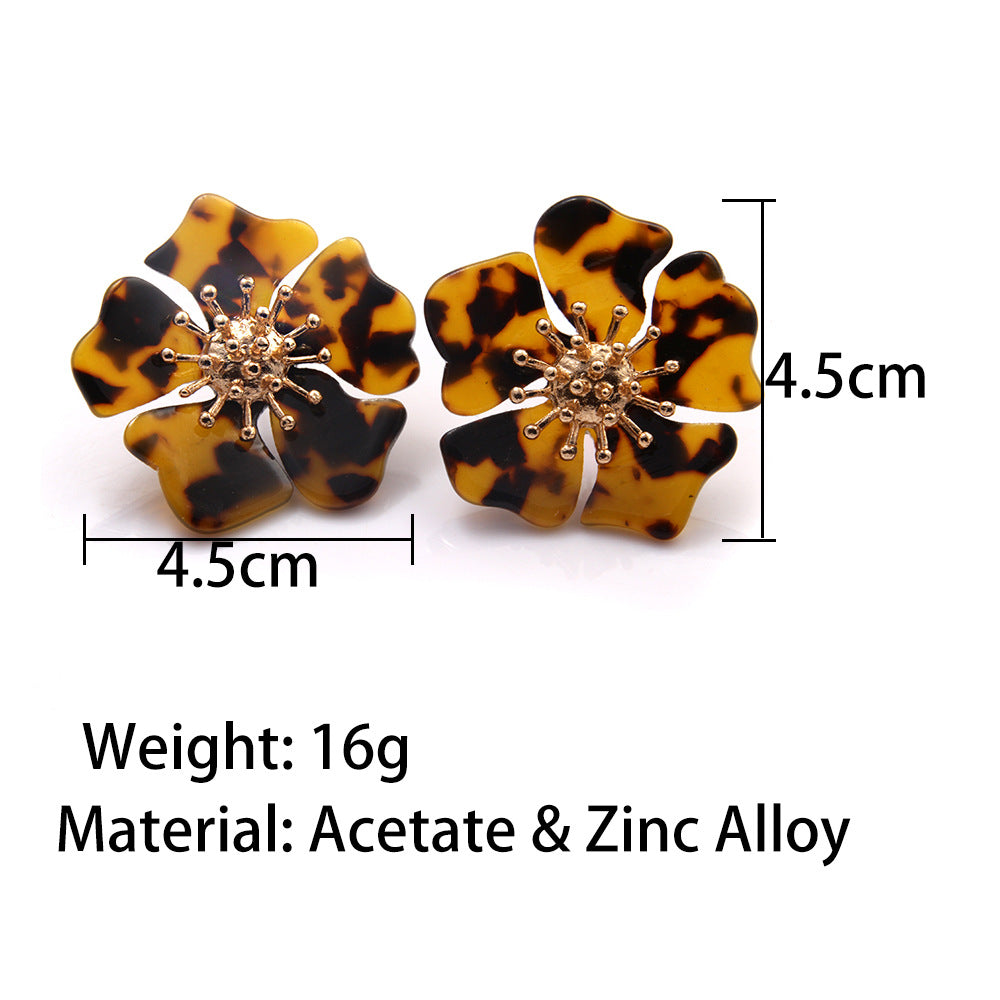 Pre Order:  Flower Blooms Large Stud Earrings