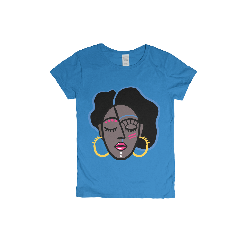 Mocha Afro Pink T-Shirt