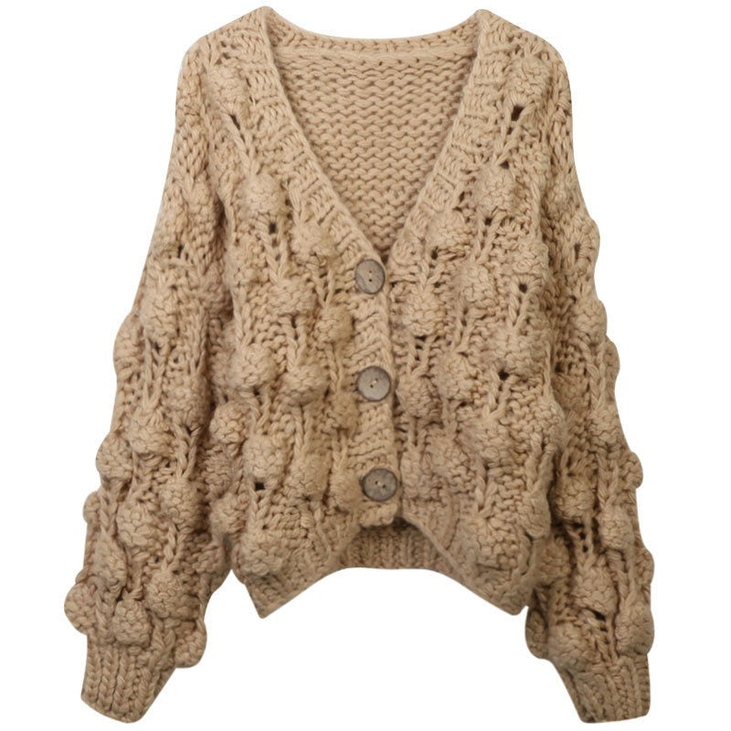 Hand Knitted Loose Cardigan