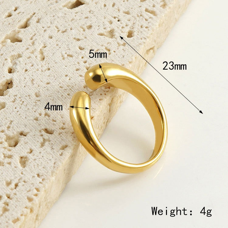 Pre Order:  Stainless Steel Adjustable Ring