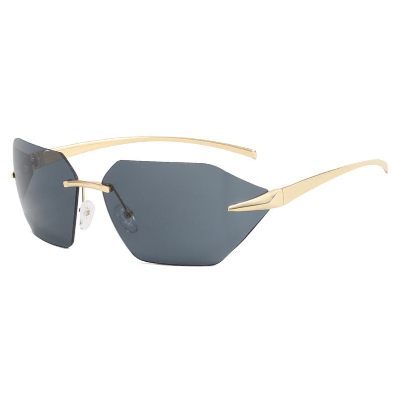 Pre Order:  Frameless Irregular Sport Sunglasses