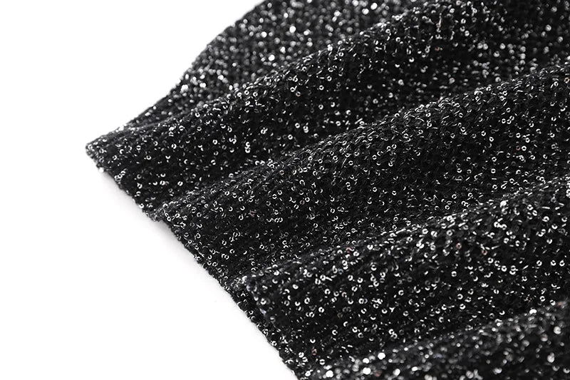 Pre Order:  Sequin Star Round Neck Sleeveless Vest