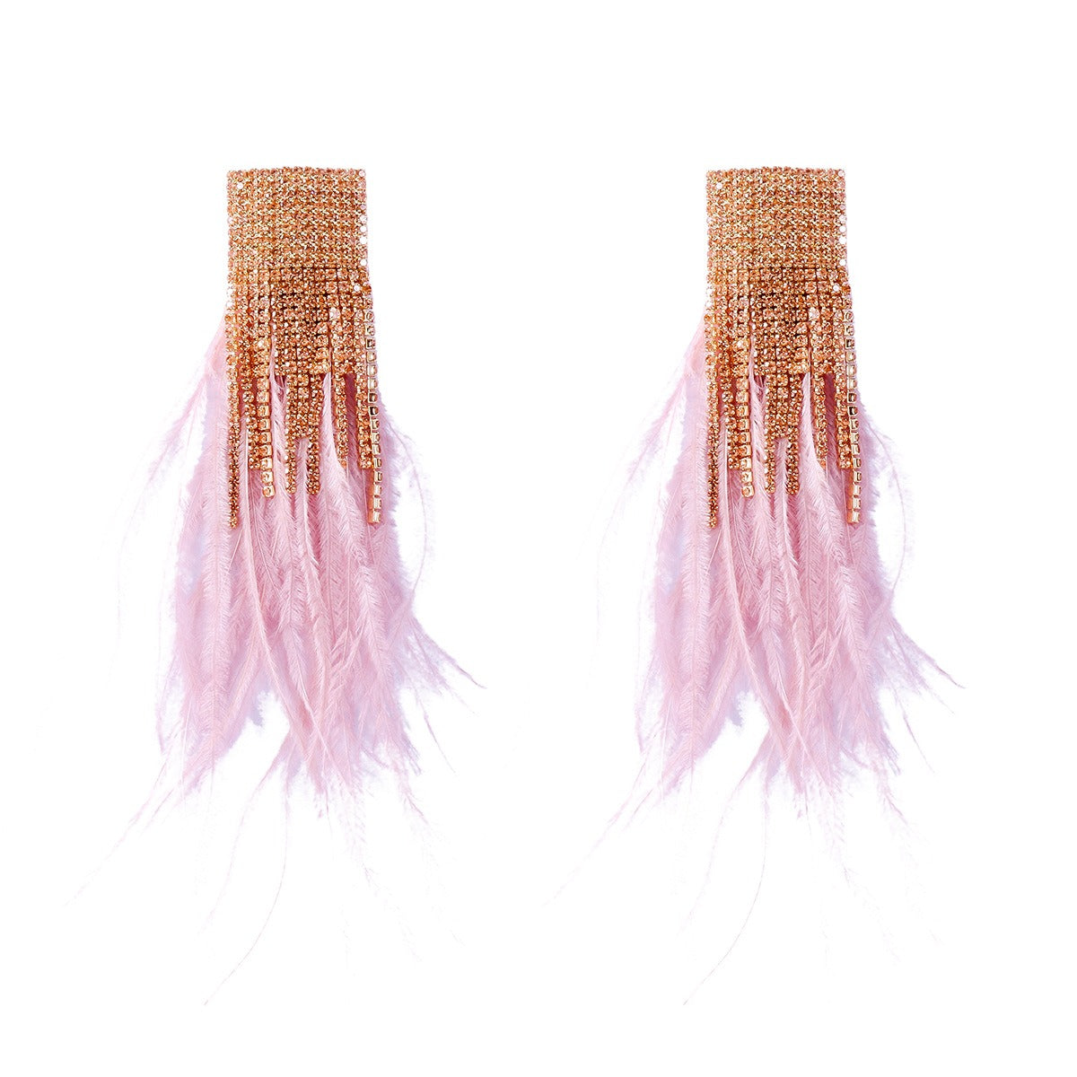 Pre Order:  Fairy Feather Bling Earrings