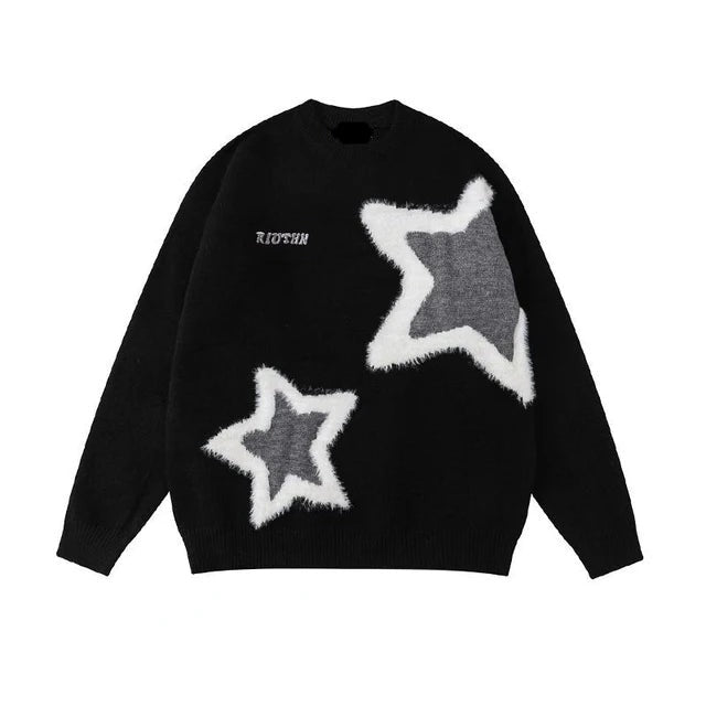 Pre Order:  Stars Fluff Loose Sweater