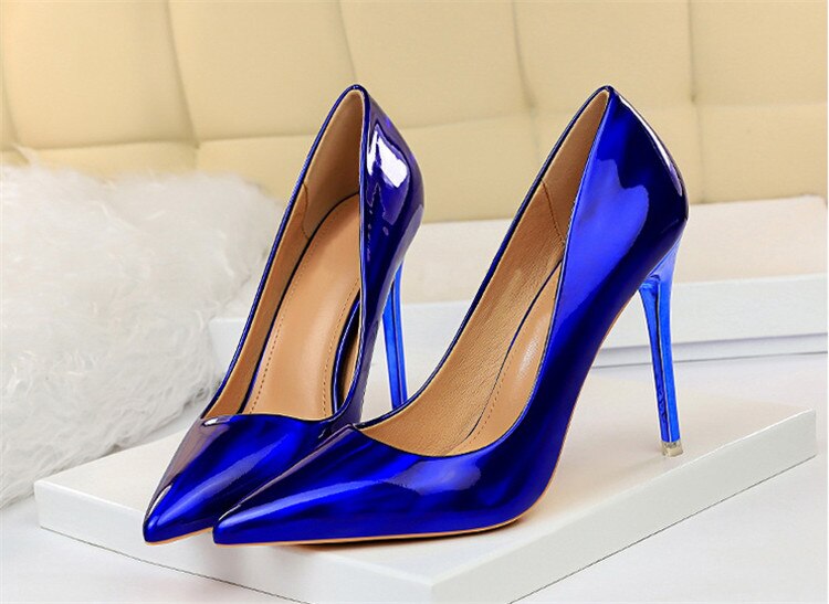 Pre Order:  Glossy Pointed Toes Stilettos