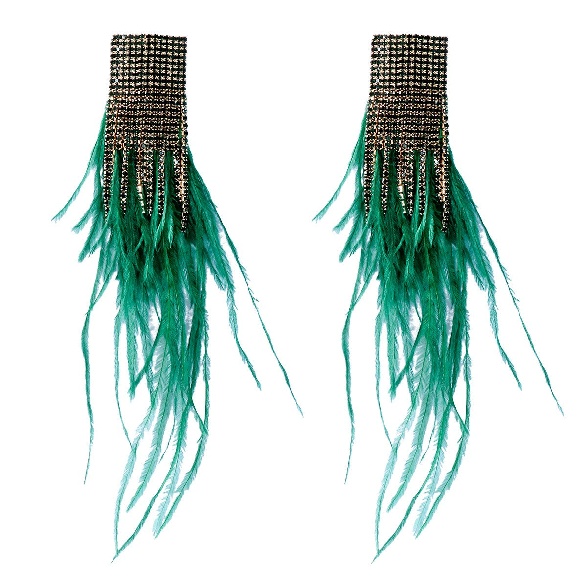 Pre Order:  Fairy Feather Bling Earrings