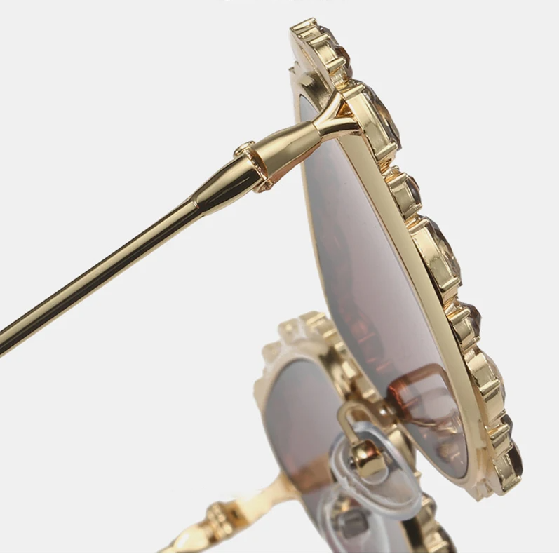 Pre Order:  Rhinestones Cat Eyes UV400 Sunglasses