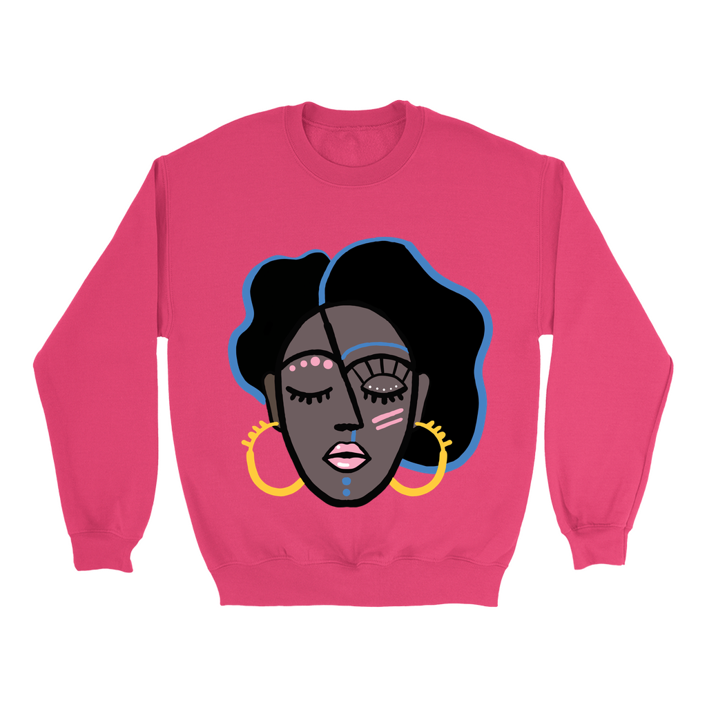 Mocha Afro Blush Sweatshirt