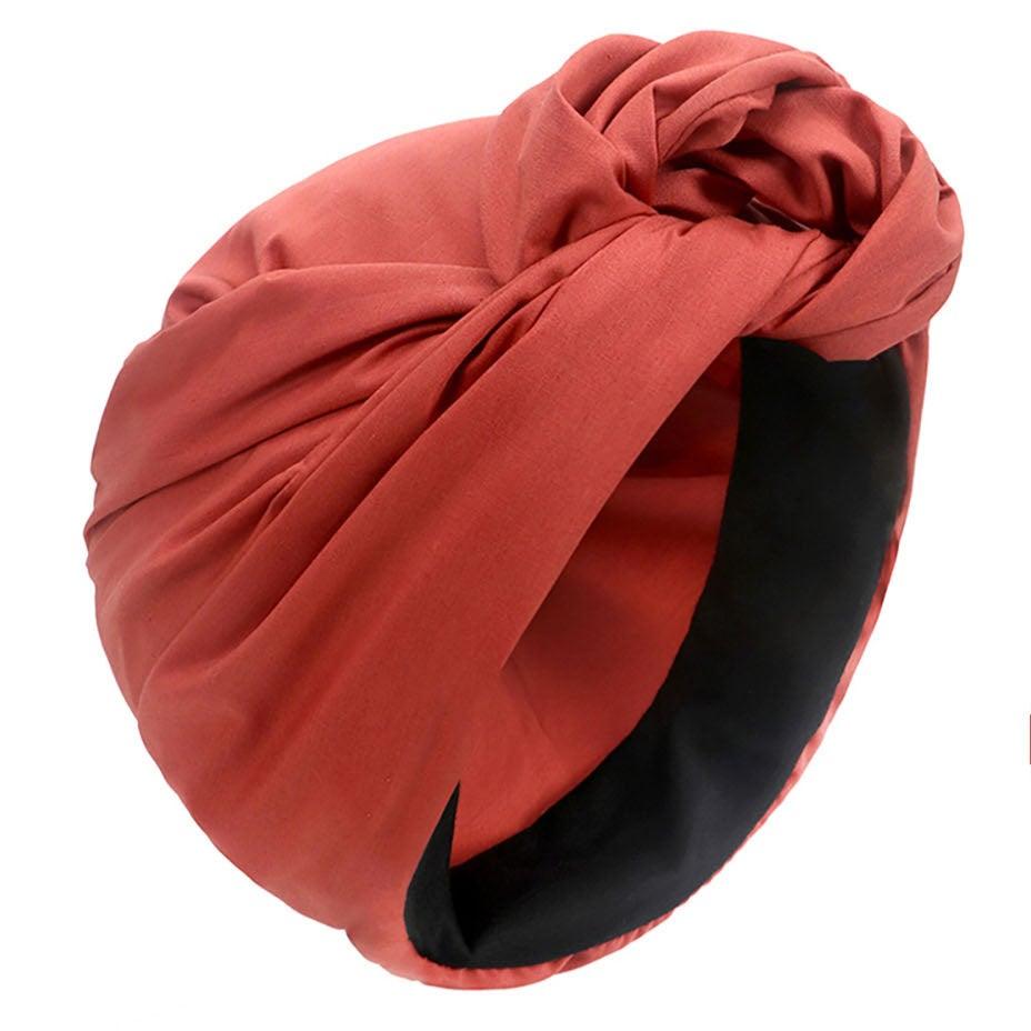 Pre Order:  Retro Solid Multi-Strap Turban