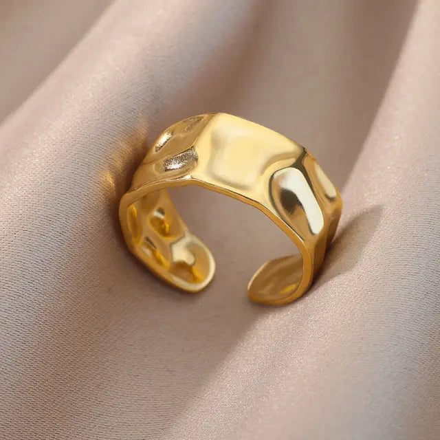 Pre Order:  Irregular Geometric Open Cuff Rings