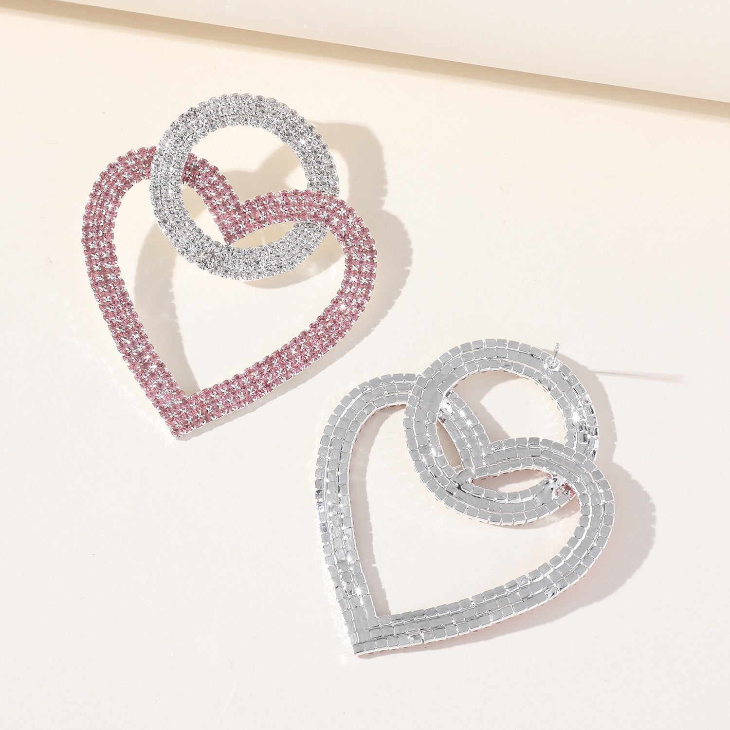 Pre Order:  Circle-of-Love Rhinestone Earrings