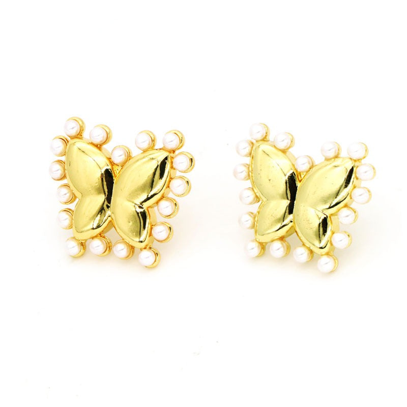 Pre Order:  Pearl Butterfly Love Star Earrings