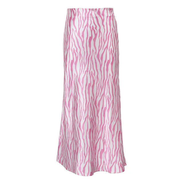 Pre Order:  Animal Print A-Line Fishtail Skirt