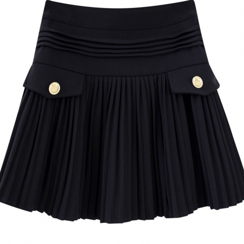 Pre Order:  Chic Pleated Tennis Mini Skirt with Inner Shorts