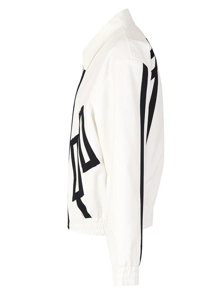 Pre Order:  Contrast Accents Zip-Up Jacket