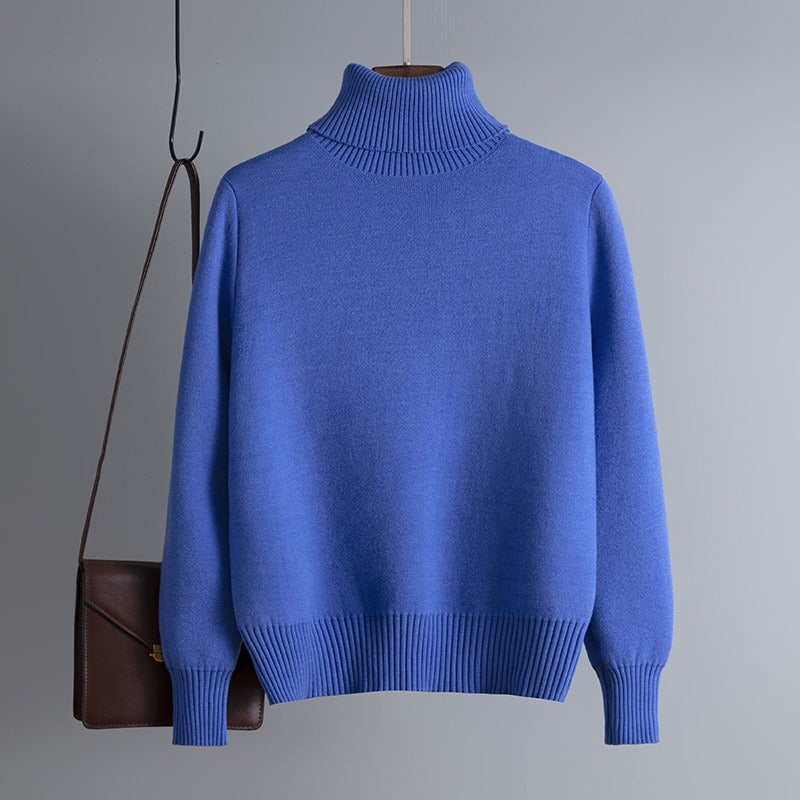 Pre Order:  Velvet Thick Solid Knitted Sweater