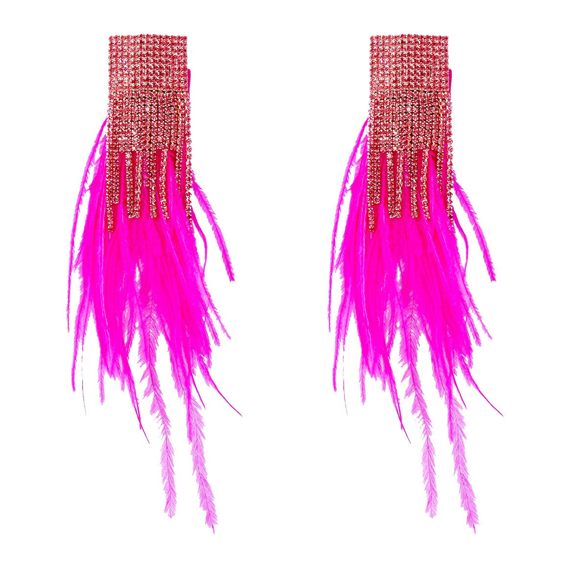 Pre Order:  Fairy Feather Bling Earrings