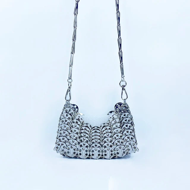 Pre Order:  Bright Metal Sheet Crossbody Bag