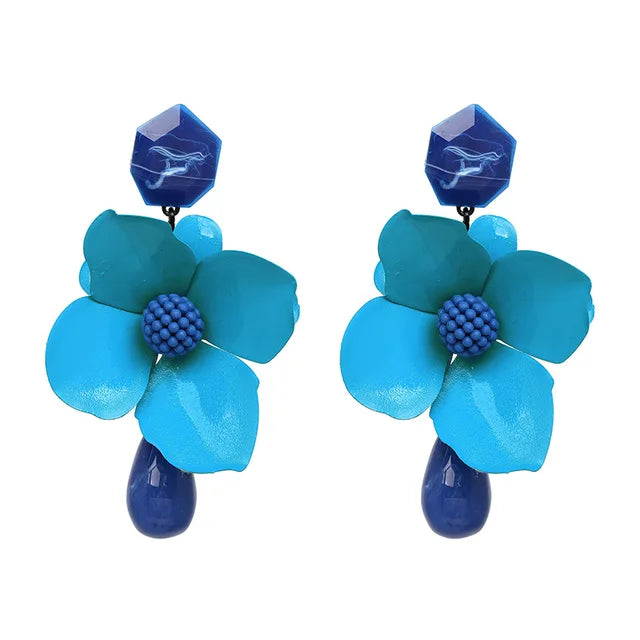 Pre Order:  Bohemian Flowers Dangle Drop Earrings