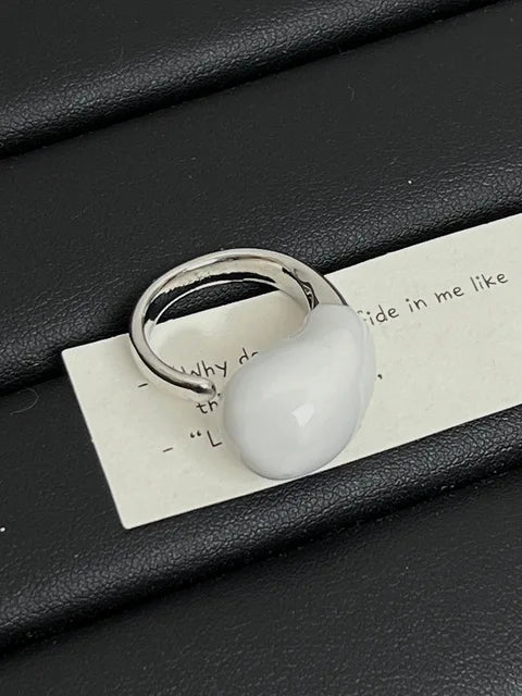 Pre Order:  Chunky Water Drop Enamel Ring