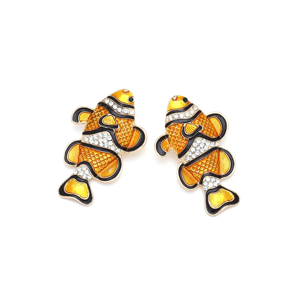 Pre Order: Clown Fish Earrings