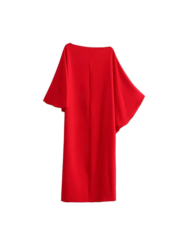 Pre Order:  Asymmetric Long Cape Blouse