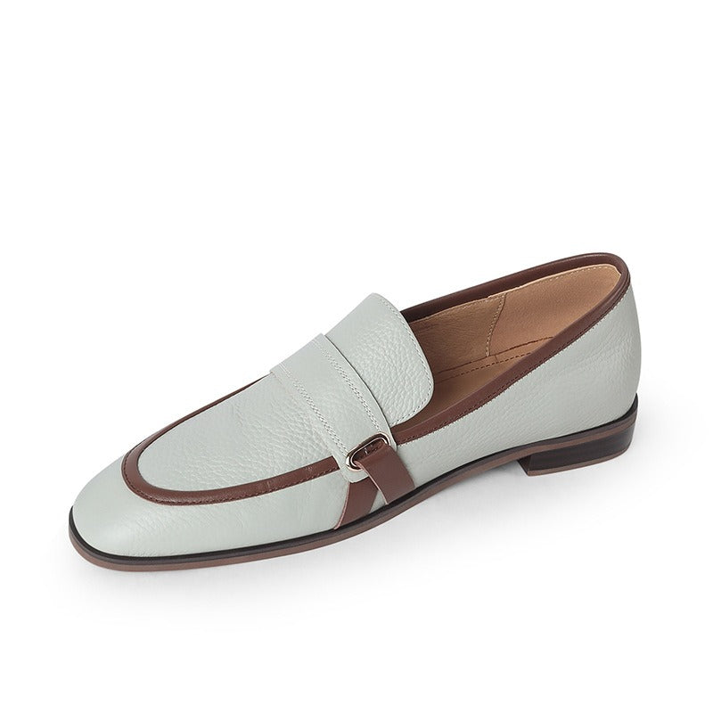 Pre Order:  Flat Genuine Leather Loafers