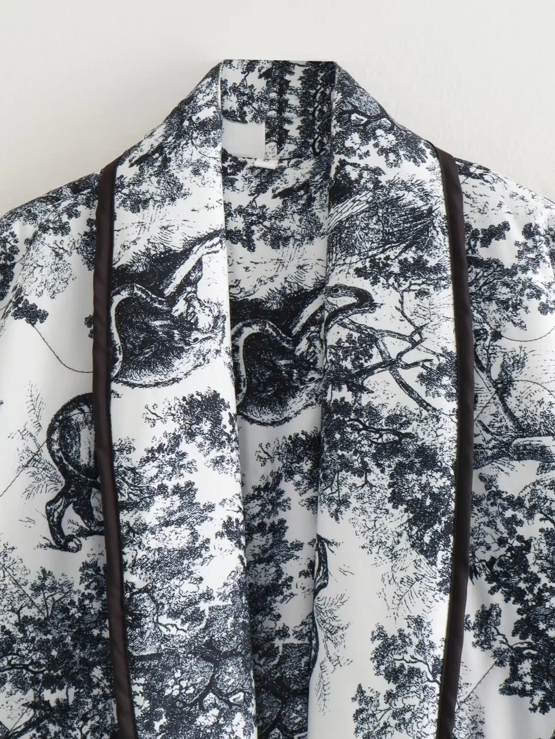 Pre Order:  Vintage Ink Painting Cotton Padded Kimono Jacket