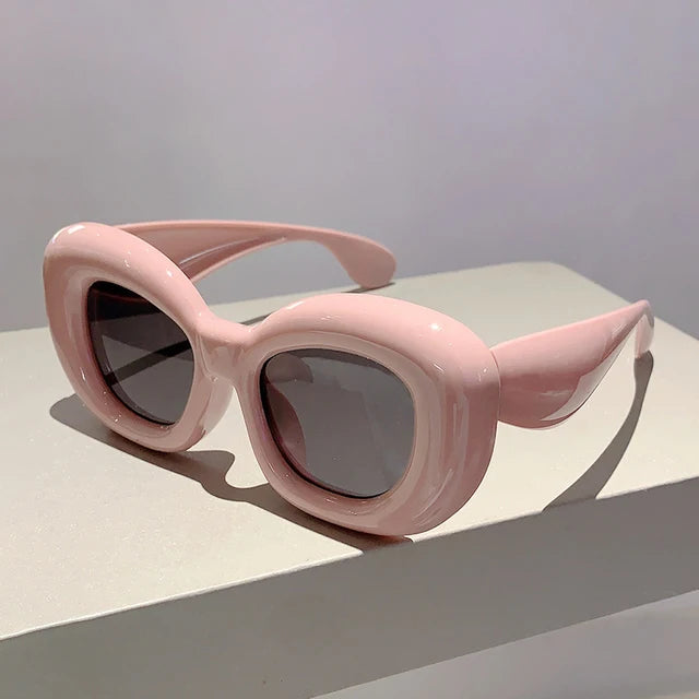 Pre Order:  Retro Glam Fat Frames Sunglasses