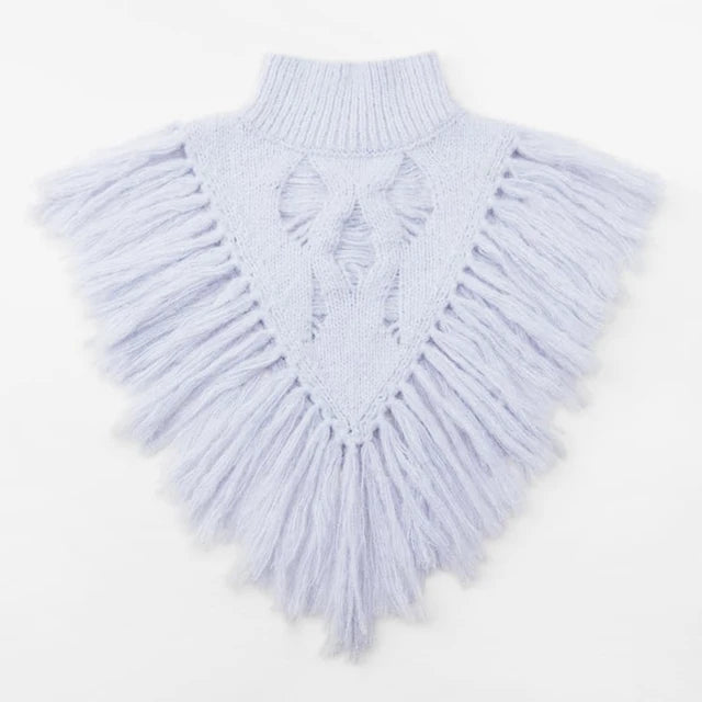 Pre Order:  Fringed Knitted Cropped  Bib Top