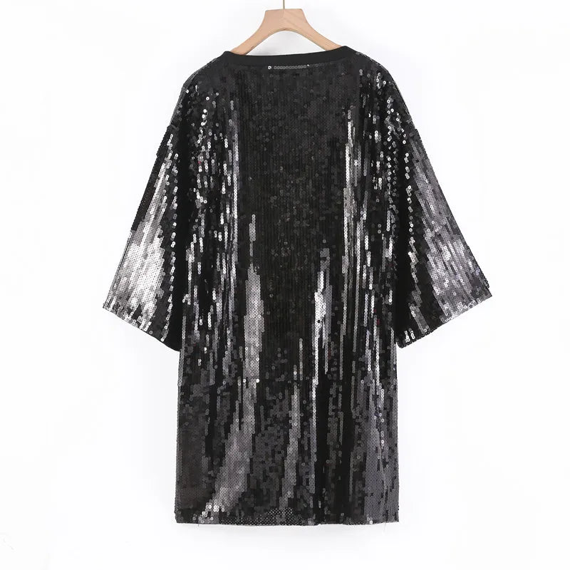 Pre Order:  Bday Sequins Loose T-shirt