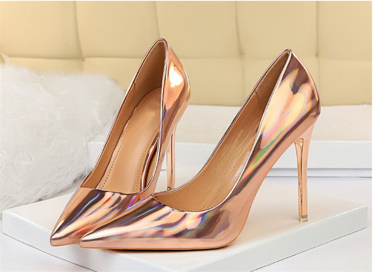 Pre Order:  Glossy Pointed Toes Stilettos