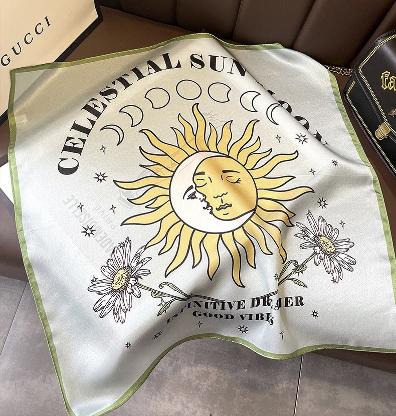 Pre Order:  Celestial Union Silk Scarf