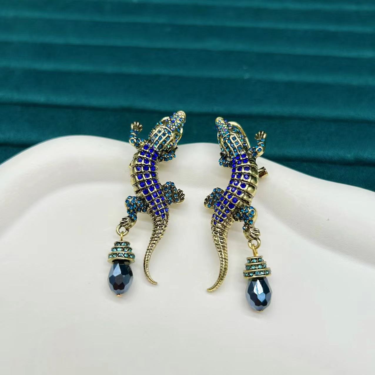 Pre Order:  Crocodile Tassels Retro Earrings