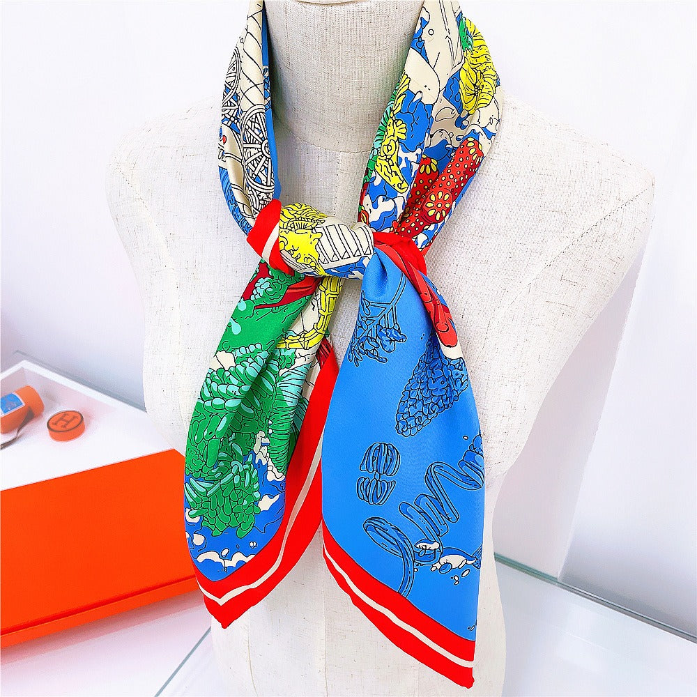 Pre Order:  Underwater World Square Scarf