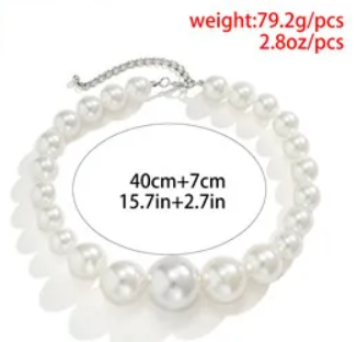 Pre Order:  Faux Pearls Necklace/Bracelet/Earrings