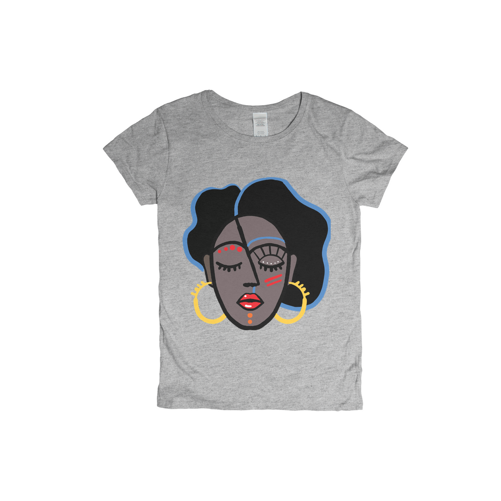 Mocha Afro Red T-Shirt